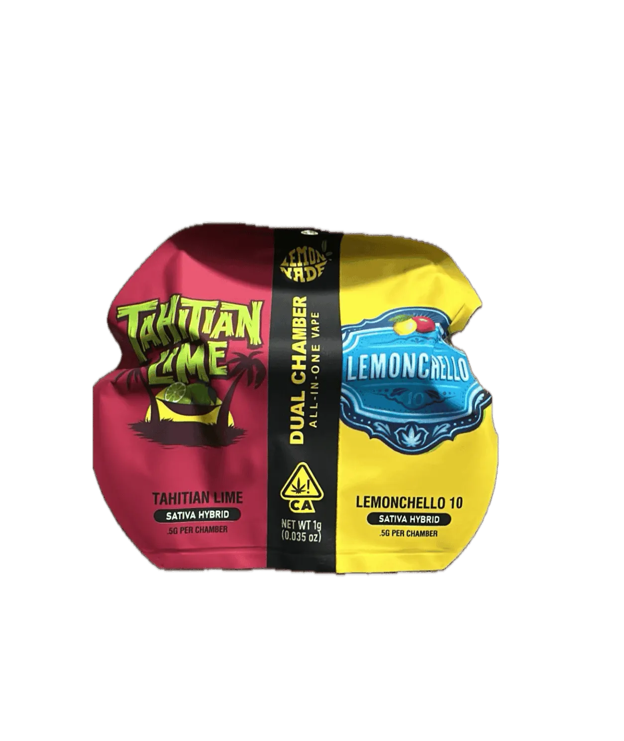 Dual-Chamber-Tahitian-Lime-Lemonchello-10-scaled-e1752075804200 Dual Chamber THC Vape Pen 0.5+0.5ml Tahitian Lime & Lemonchello
